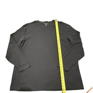 100% Cotton Hathaway Black Long Sleeve Shirt XL